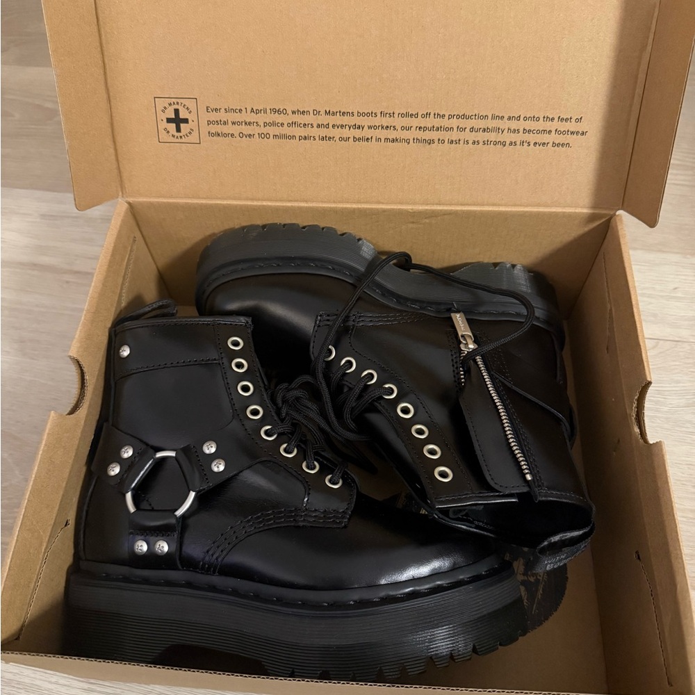 Dr. Martens 1460 Quad Harness Boots Size 6 - Picture 4 of 8